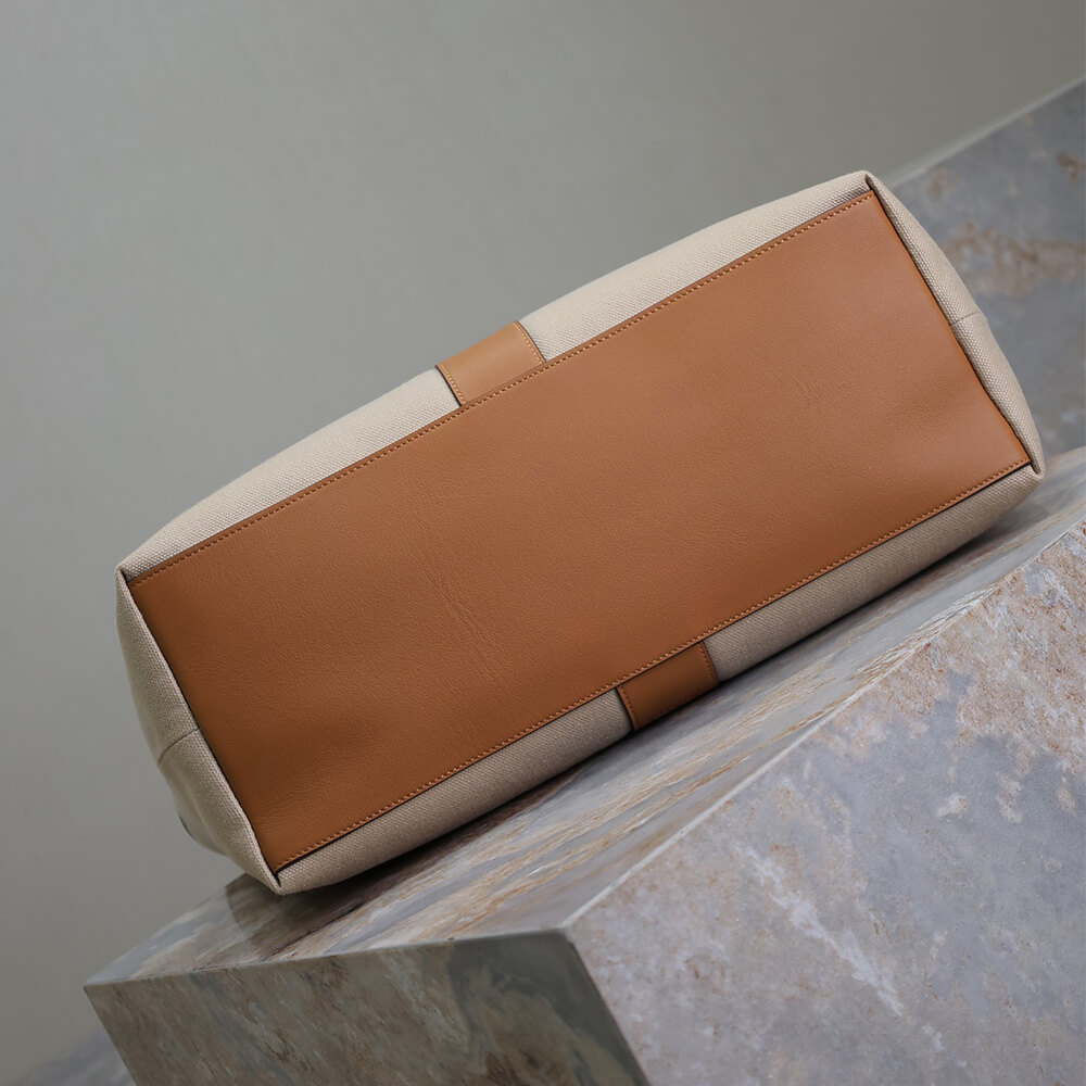 YSL Y TOTE IN CANVAS AND LEATHER(HIGH-END GRADE)