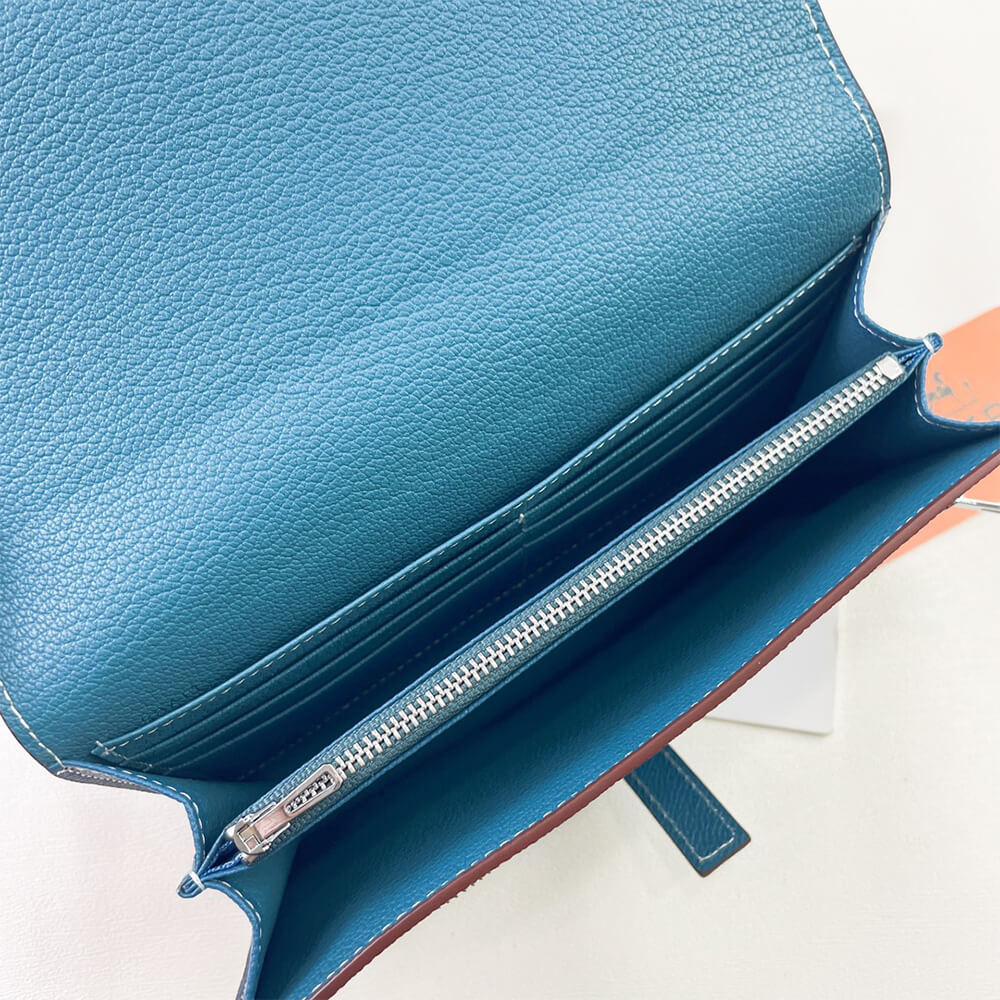 HERMES New H Passant Toutenmain wallet(HIGH-END GRADE)