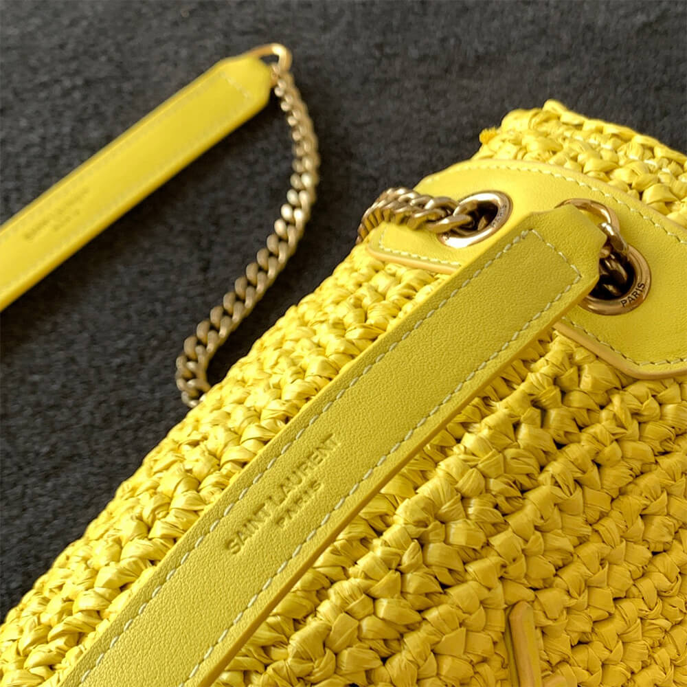 SAINT LAURENT NIKI CHAIN MEDIUM IN RAFFIA(HIGH-END GRADE)