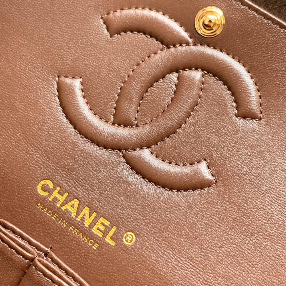 CHANEL Suede Classic Double Flap Handbag(HIGH-END GRADE)