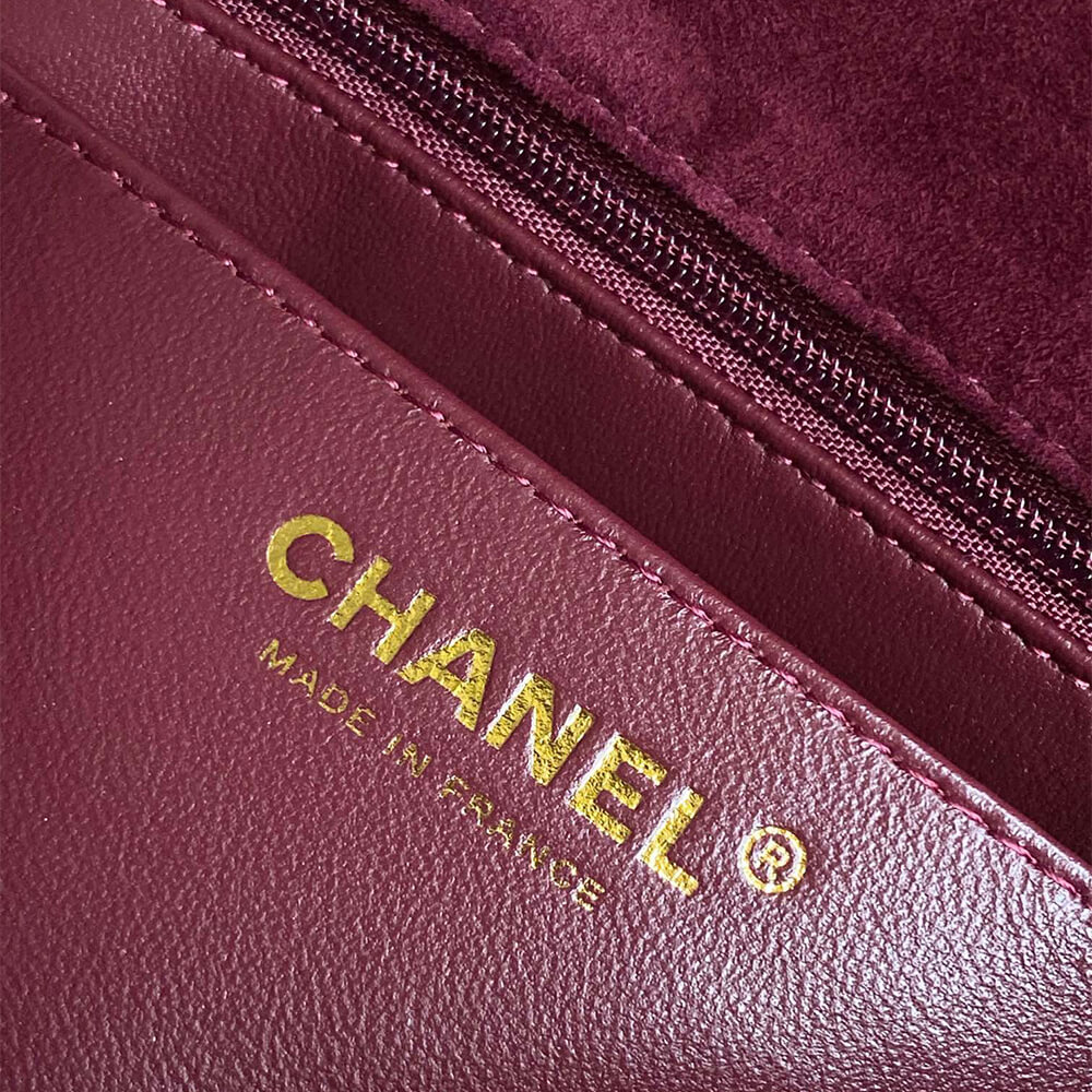 CHANEL SUEDE MINI FLAP BAG(HIGH-END GRADE)