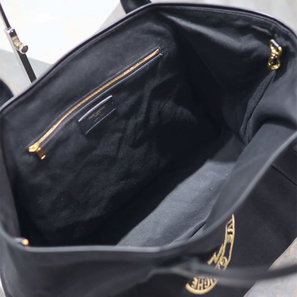 YSL rive gauche tote bag in canvas