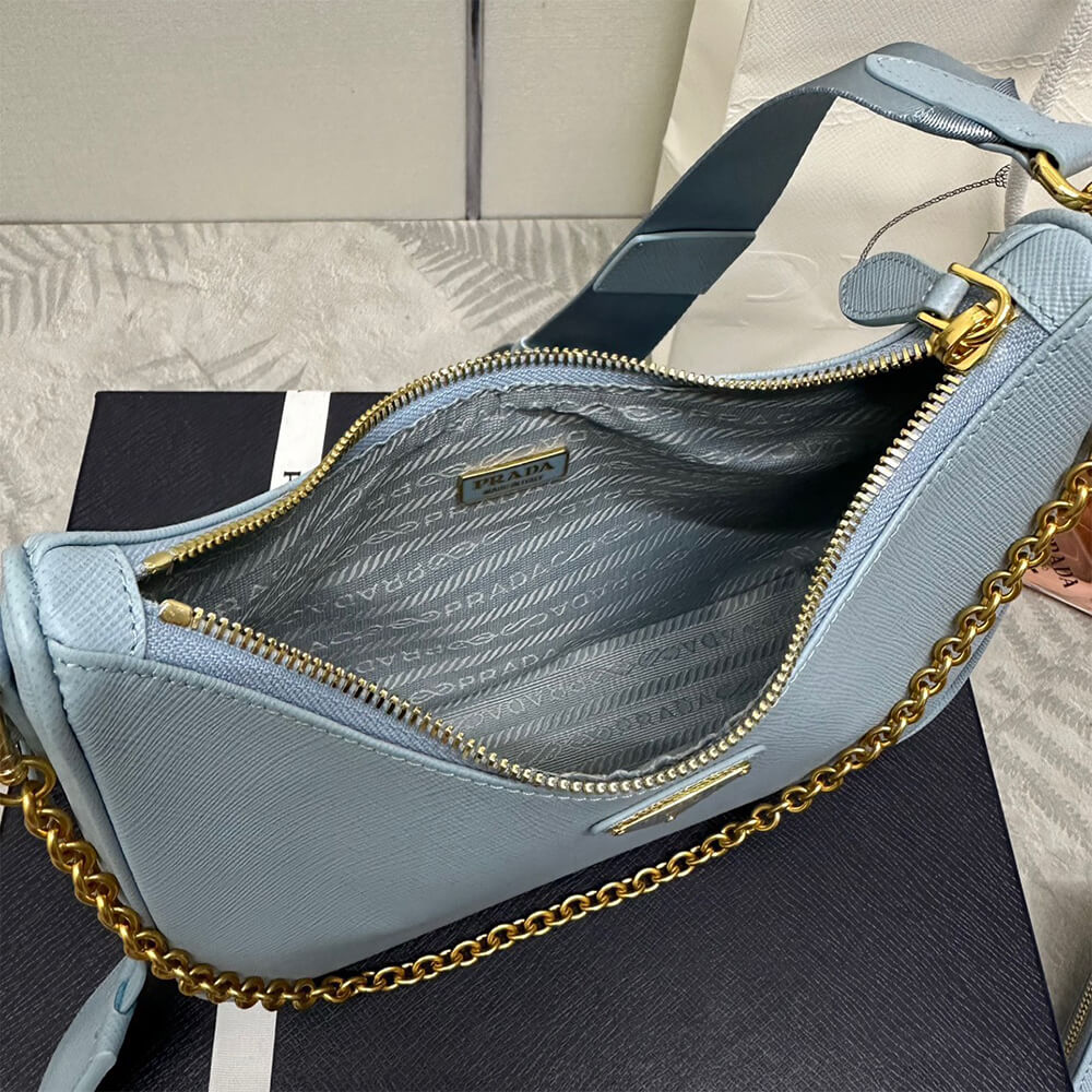 Prada Re-Edition 2005 Saffiano leather bag(HIGH-END GRADE)