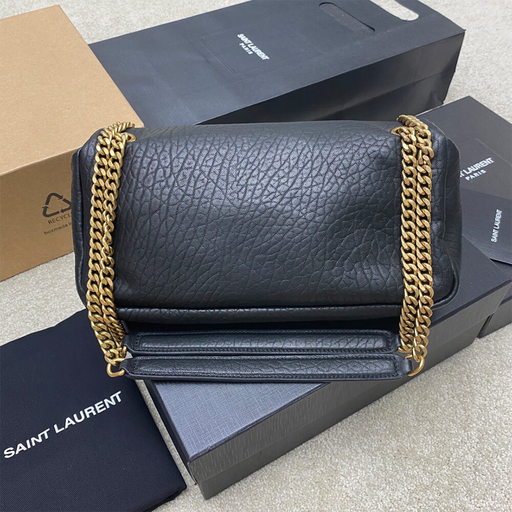 YSL calypso medium in grained lambskin