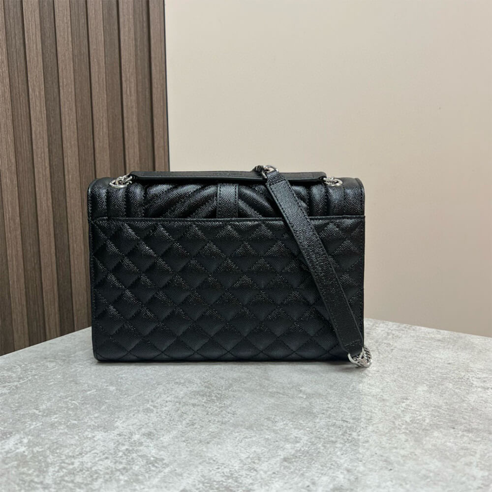 YSL envelope medium in grained leather