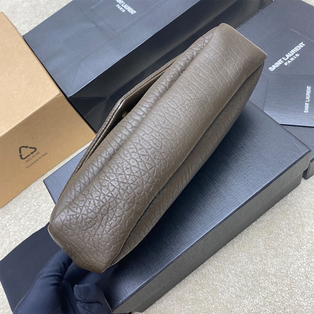 YSL calypso medium in grained lambskin