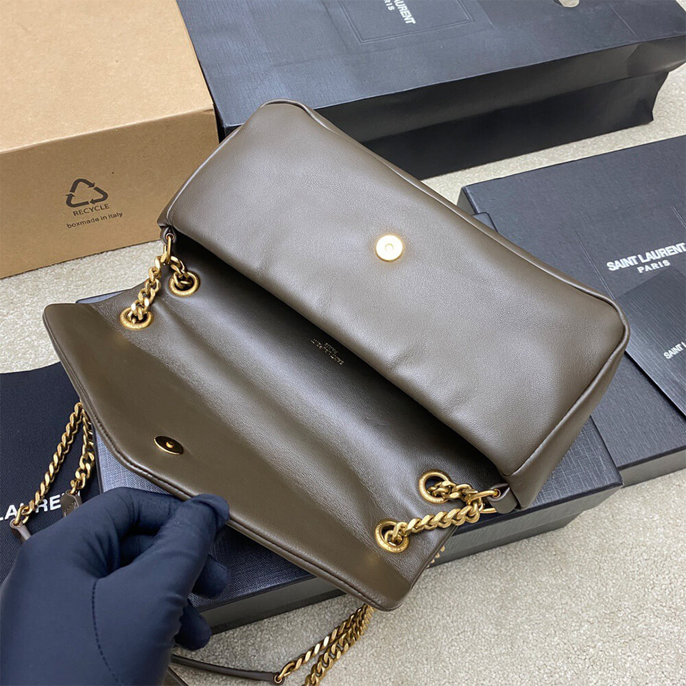 YSL calypso small in plunged lambskin