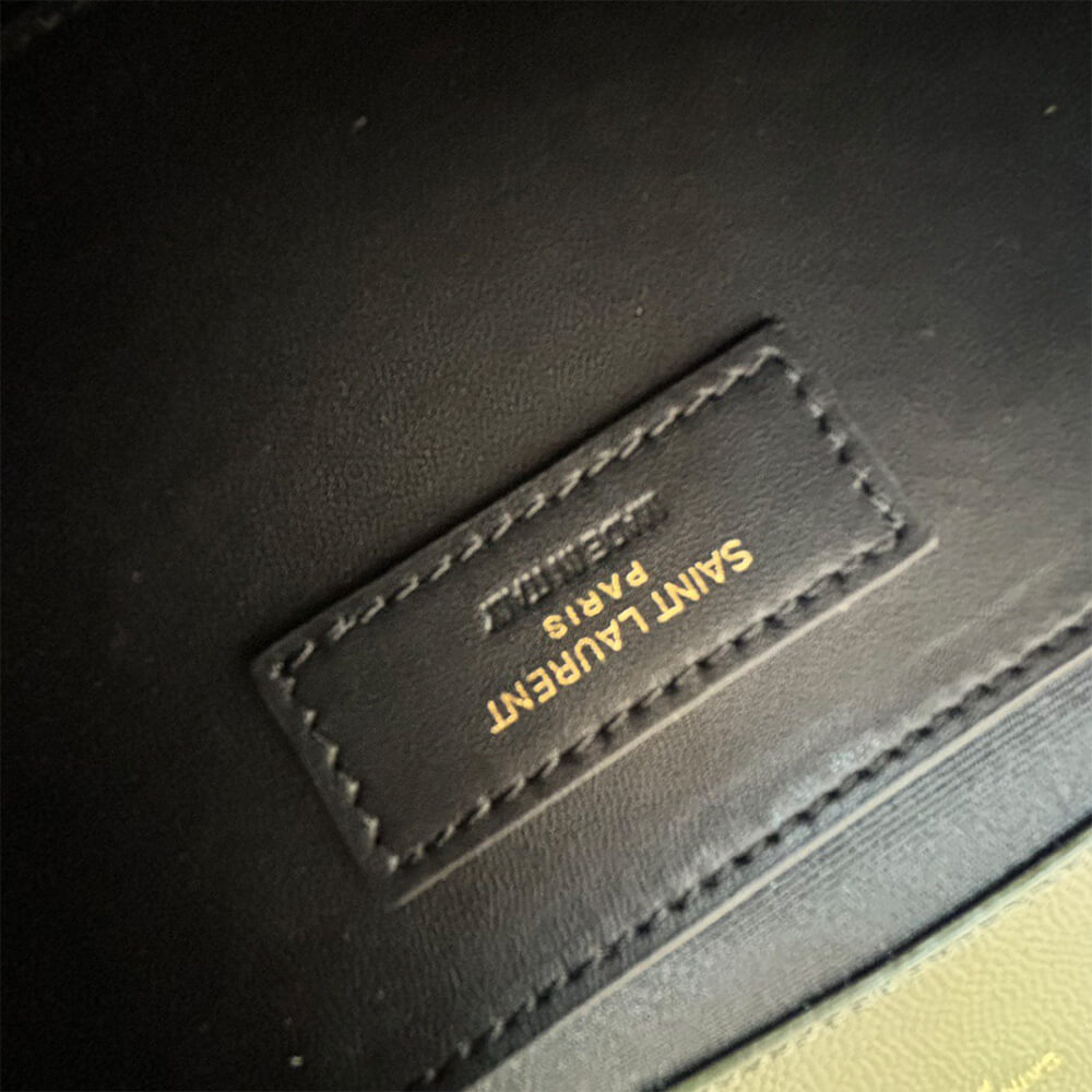 YSL envelope medium in grained leather