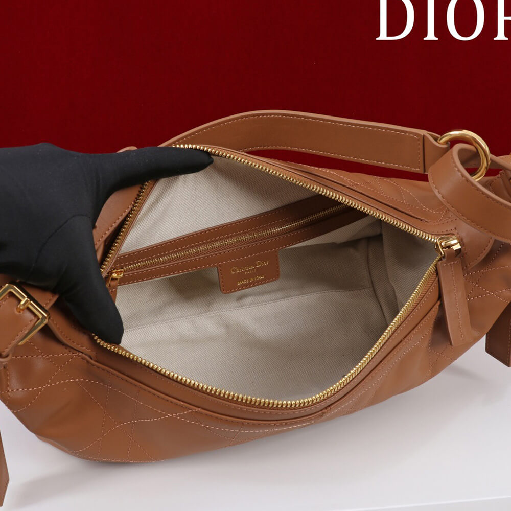Dior Medium D-Journey Bag in Vintage Smooth Calfskin(HIGH-END GRADE)