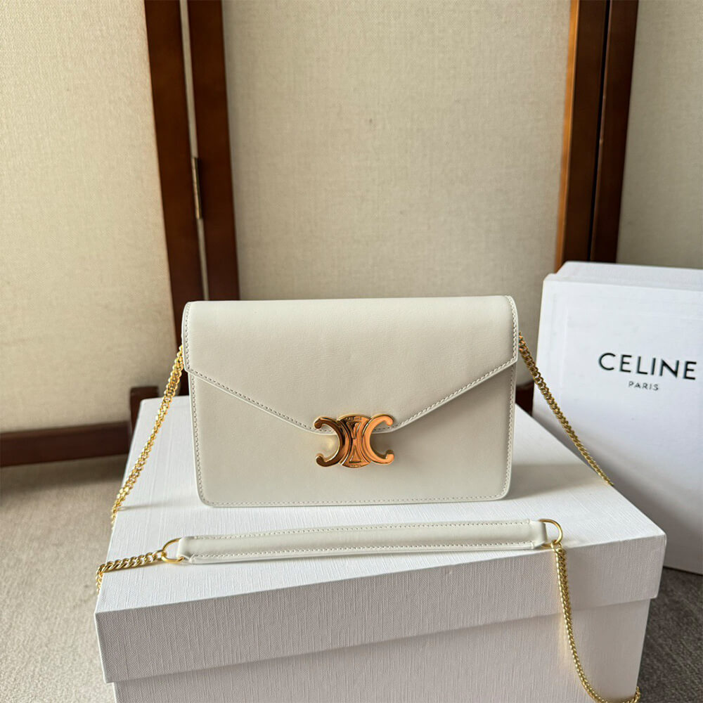 WALLET ON CHAIN MARGO in Shiny calfskin(HIGH-END GRADE)