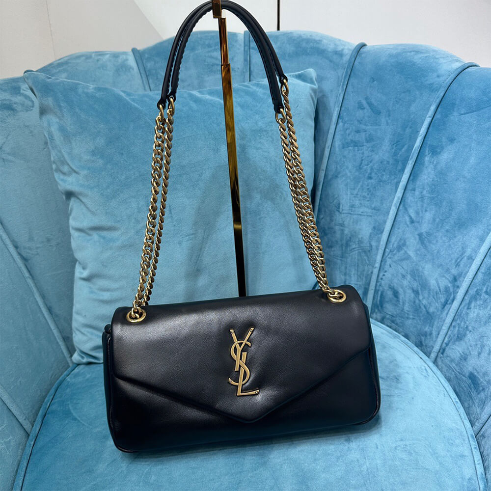YSL calypso small in plunged lambskin(HIGH-END GRADE)