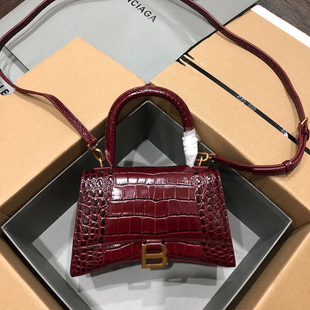 Balenciaga Hourglass Handbag Small(high-end grade)