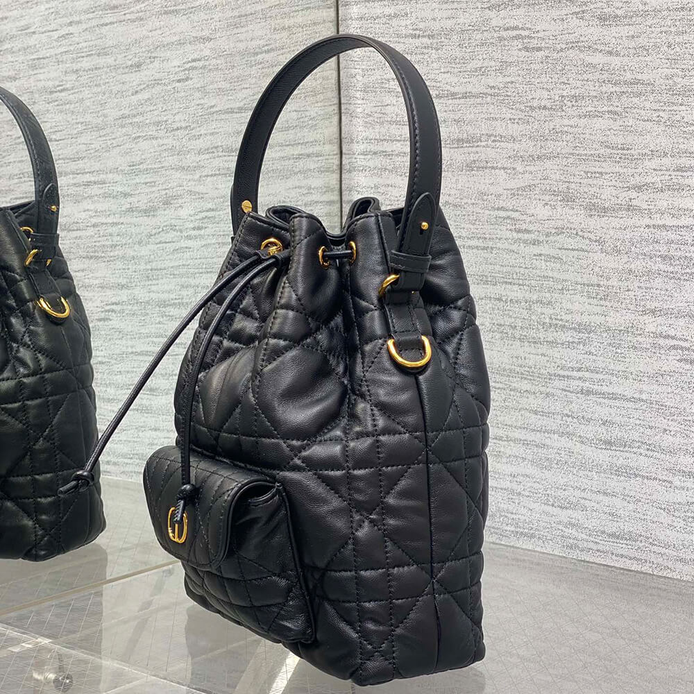 Small Dior Caro Bucket Bag(HIGH-END GRADE)