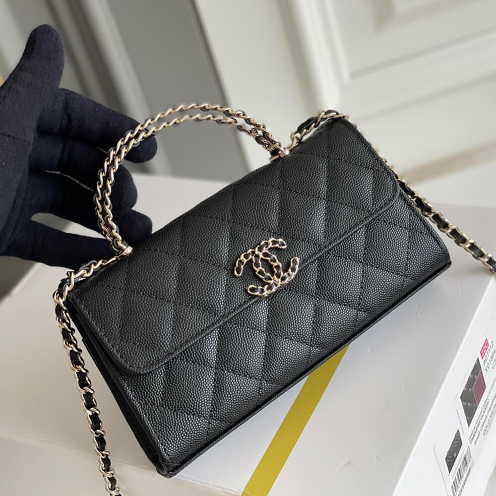 Chanel Flap Phone Holder with Chain(HIGH-END GRADE)