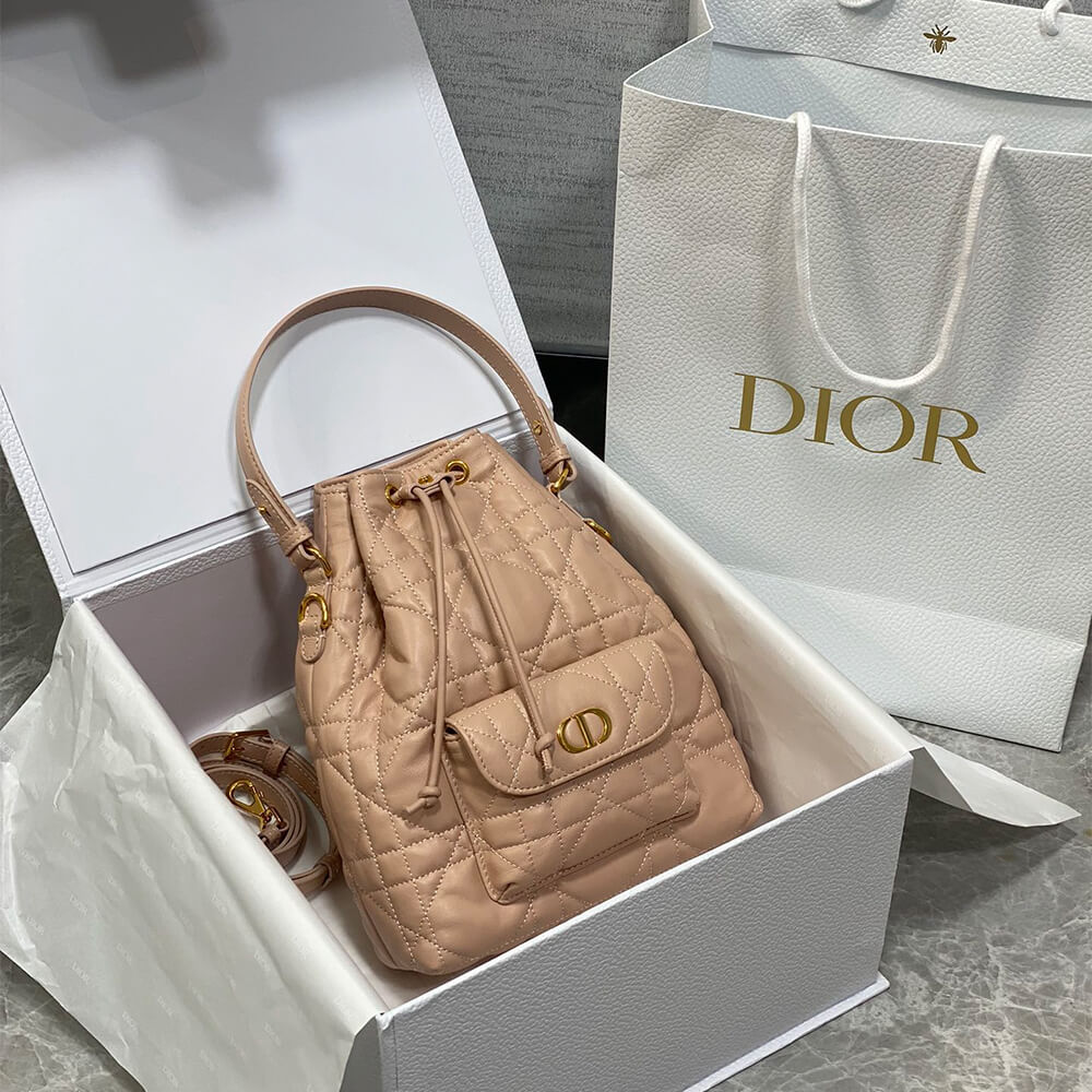 Small Dior Caro Bucket Bag(HIGH-END GRADE)