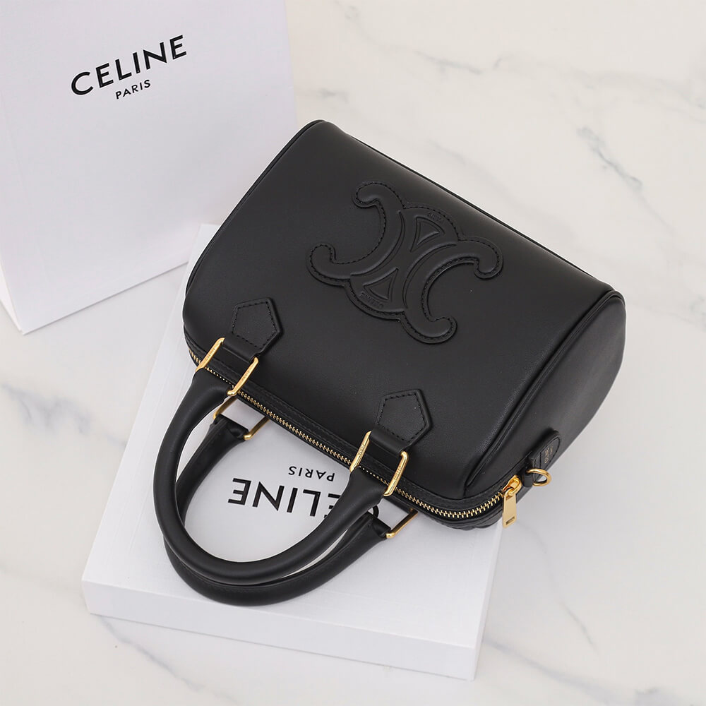CELINE SMALL BOSTON IN Smooth Calfskin