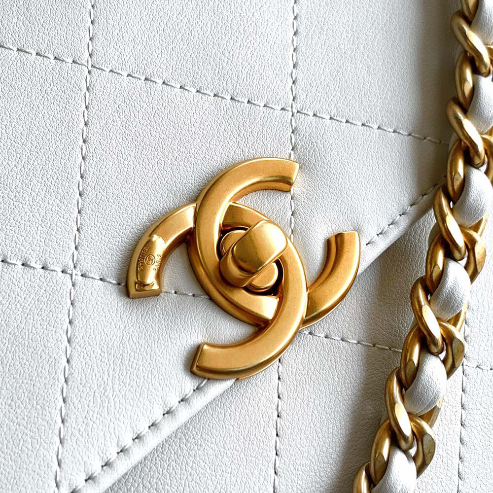 Chanel Large Flap Bag With Top Handle(HIGH-END GRADE)