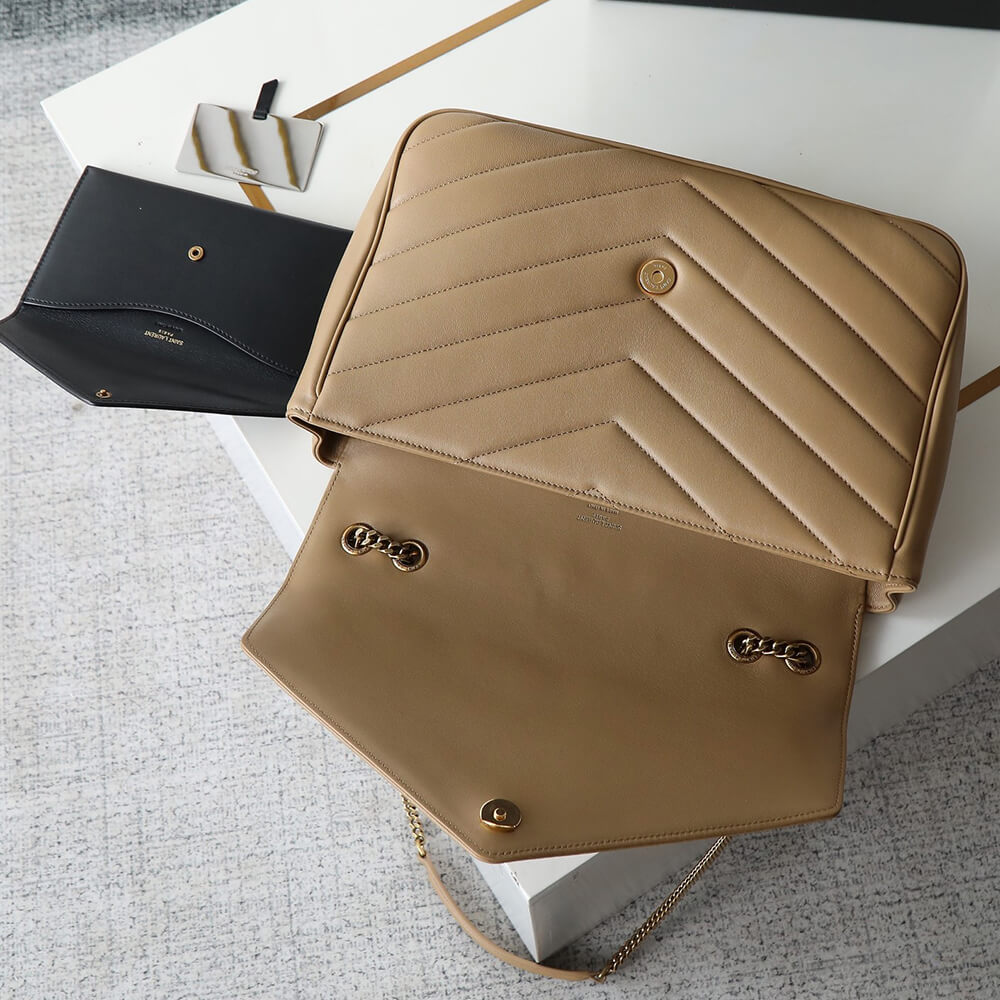 YSL LOULOU large in MATELASSE lambskin(HIGH-END GRADE)