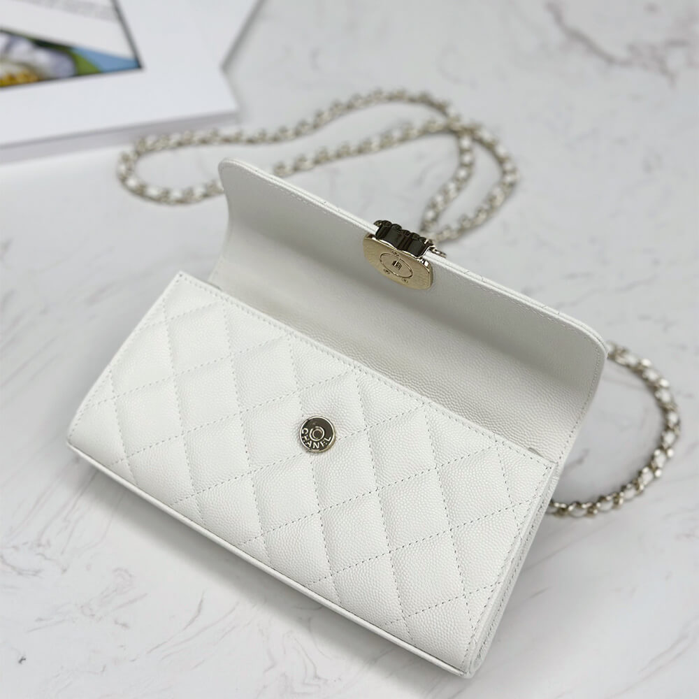 Chanel Flap Phone Holder with Chain(HIGH-END GRADE)