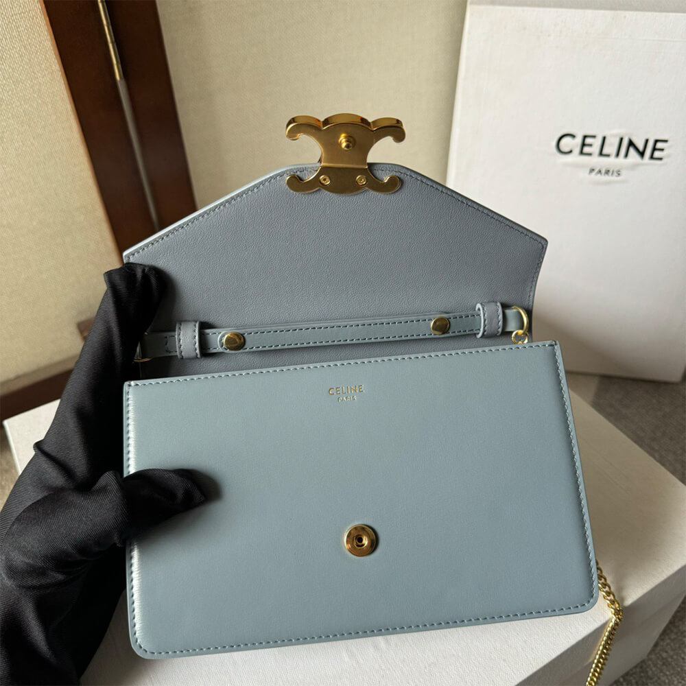 WALLET ON CHAIN MARGO in Shiny calfskin(HIGH-END GRADE)